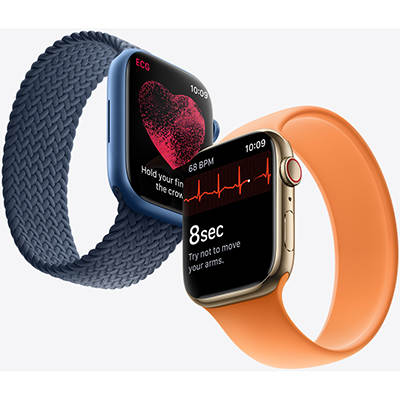 ساعت هوشمند اپل واچ سری 7 مدل 41mm Aluminum Case with Nike Sport silicone Band